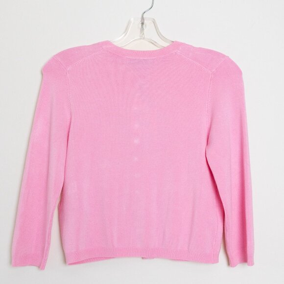 Zara Pink Cardigan Lightweight Soft 3/4 Sleeves XS - Picture 3 of 12